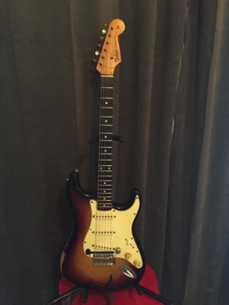 A parts Tokai Springy Sound strat. 1981 neck and 82 or 83 body. Also a wonderful guitar.